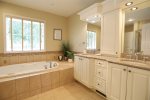 Master Bathroom in White Mountain Mountains Private Home